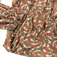 Mila Top UK14 Women's Long Sleeve Tan Multi Pattern