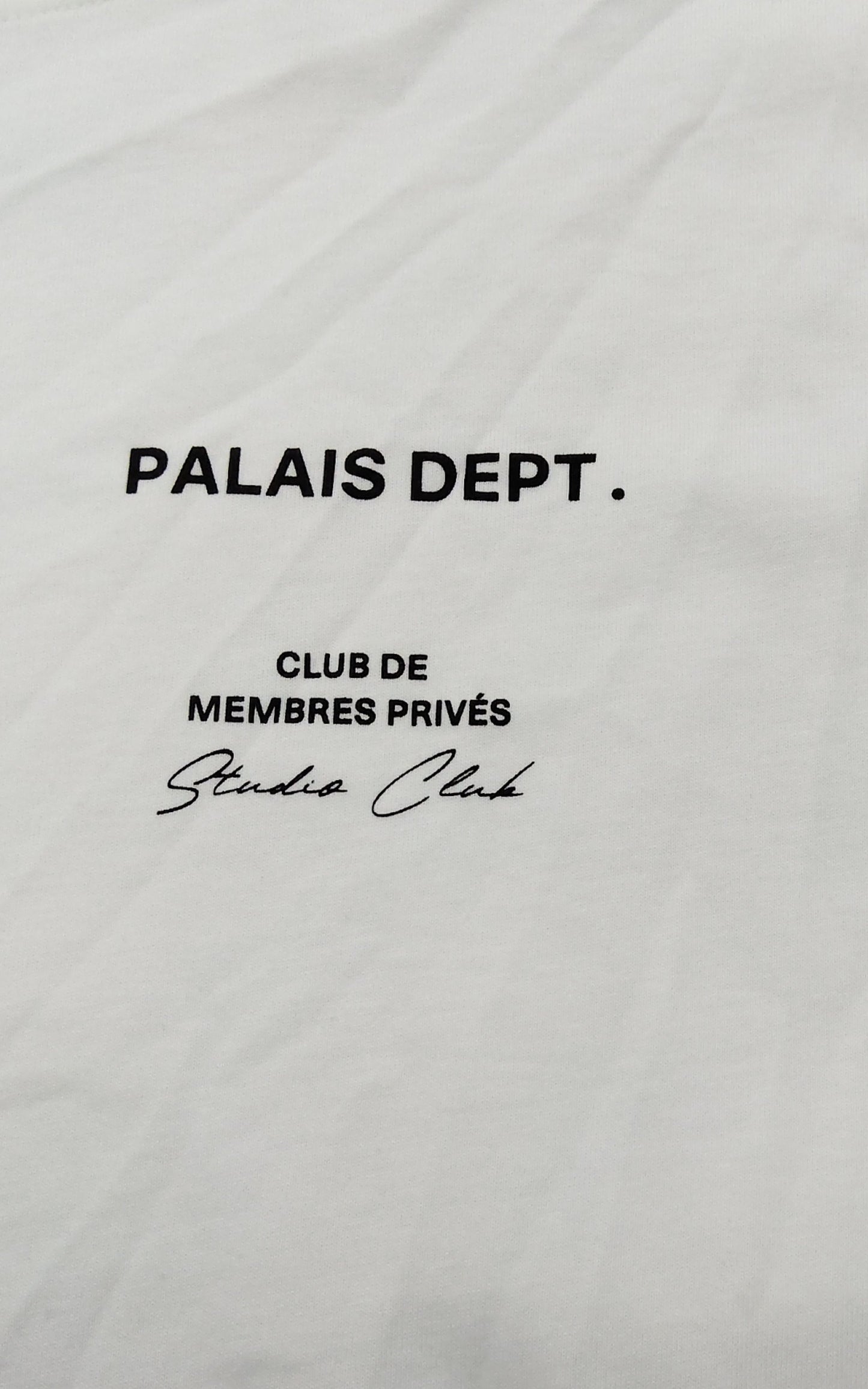 River Island Palais Dept T-Shirt UK L Men's White Graphic Cotton Tee