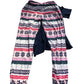 Let It Snow Pyjamas Small Women's Cotton Blend Christmas Loungewear Size 8