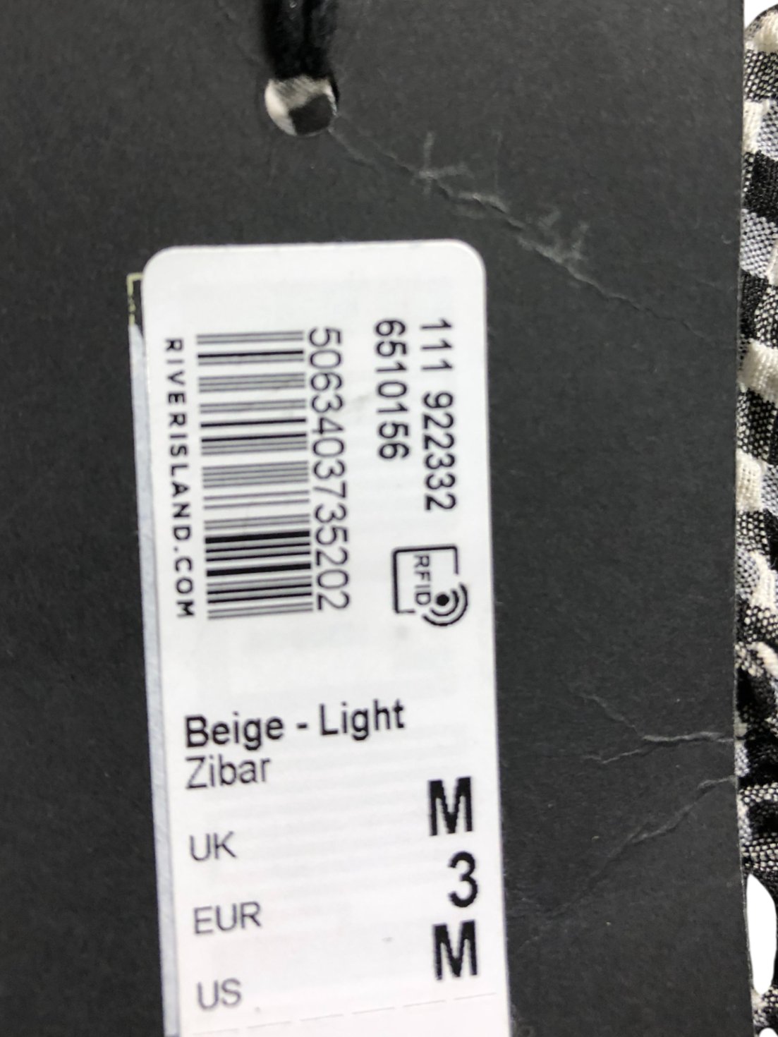 River Island Women's Black and White Gingham Maxi Dress Size M