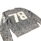 River Island 78 Print Sweater Women's Fashion Large Soft Material Medium