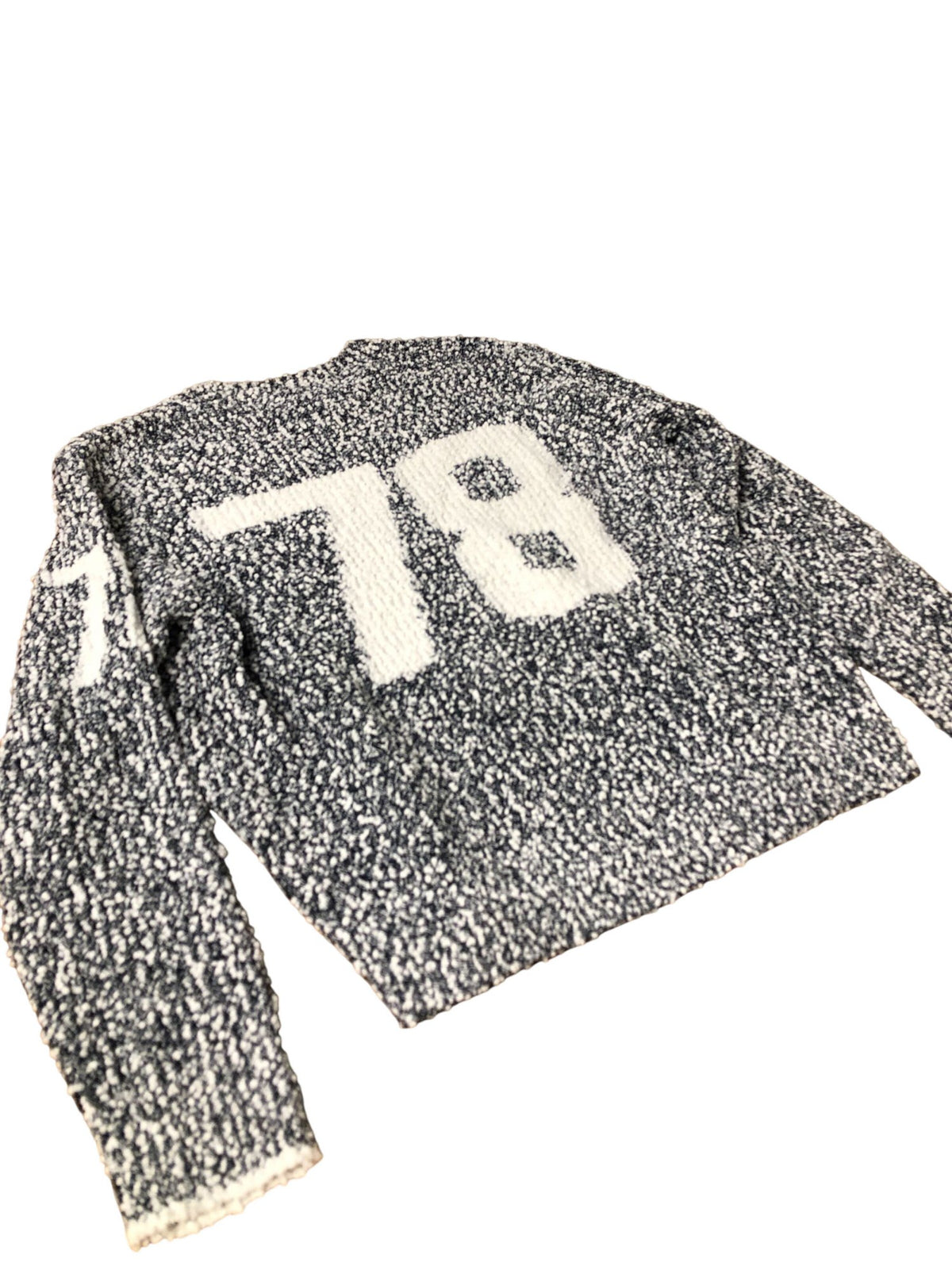 River Island 78 Print Sweater Women's Fashion Large Soft Material Medium