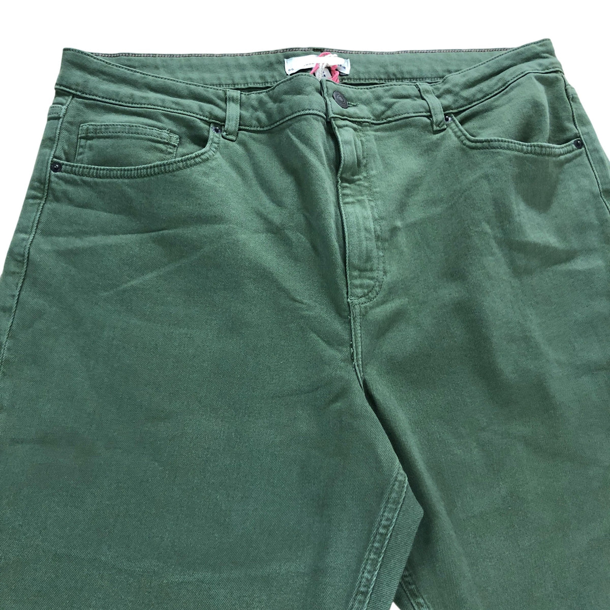 Miley Relaxed Straight Jean UK20 Women's Mid Green