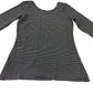 Black Striped Ballet T-Shirt - Size 10