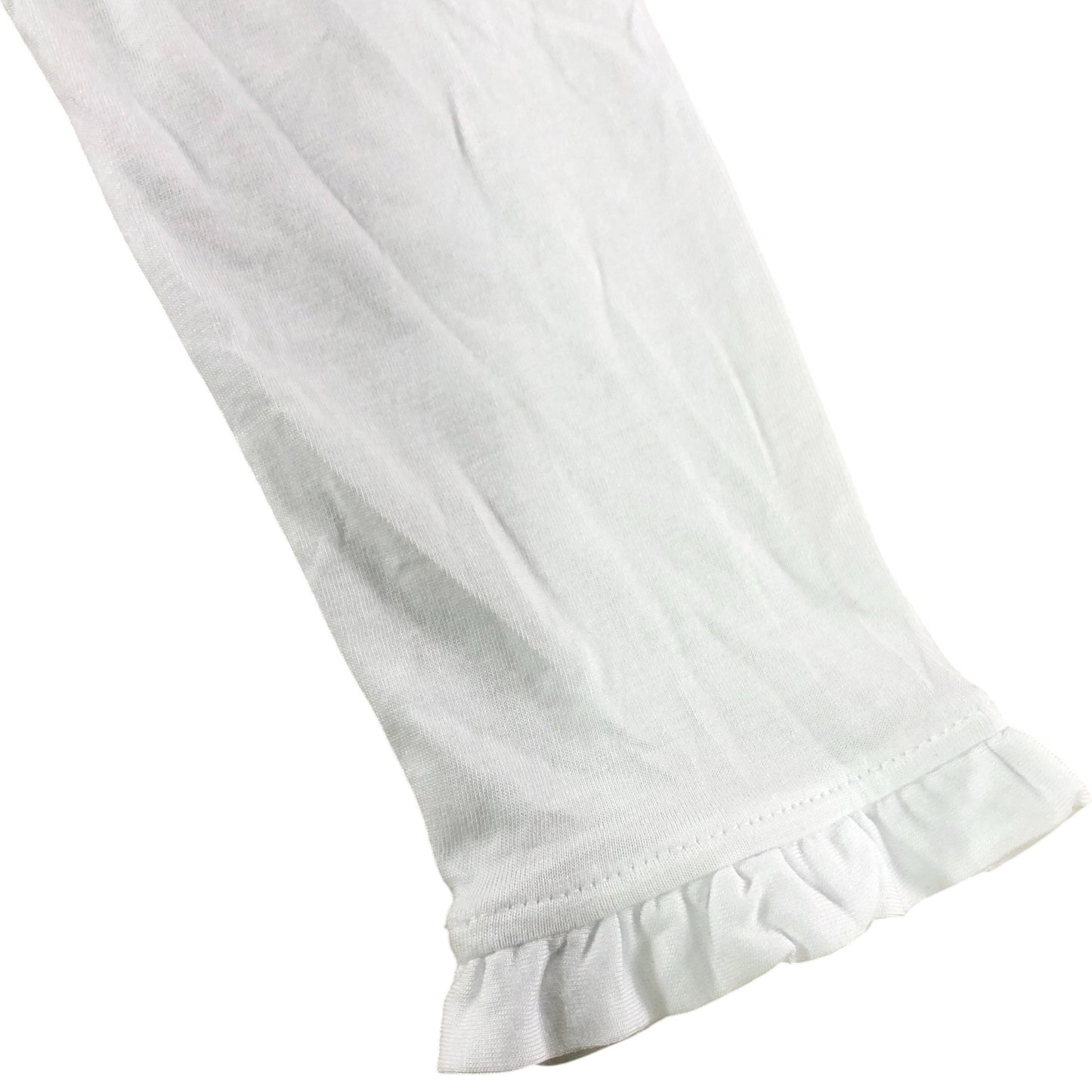 Boden White Frill Detail Top - Size 10