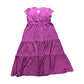 Boden Foxglove Purple Tiered Jersey Dress - Size 16