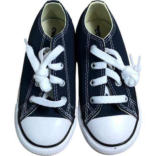Converse All Star Kids Trainers Size 8 Unisex Navy Canvas Sneakers