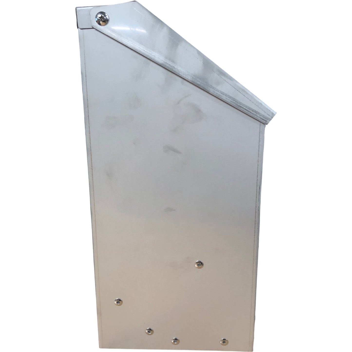 Stainless Steel Chicken No Waste Automatic Poultry Feeder Rainproof Wall Mount