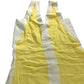 Yellow V Neck Sleeveless Dress UK4 Women's