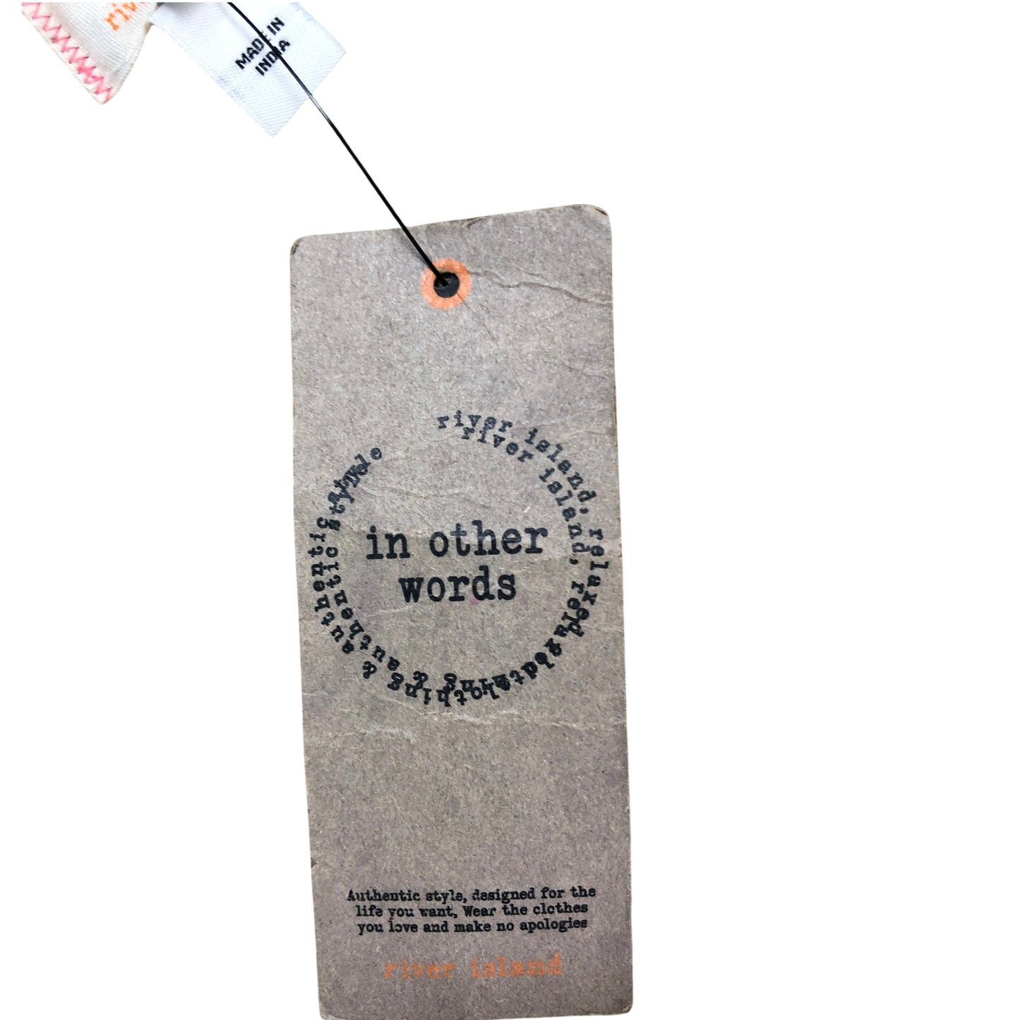 River Island Casual Trousers UK16 Women's Beige Lyocell Relaxed Fit Elasticated