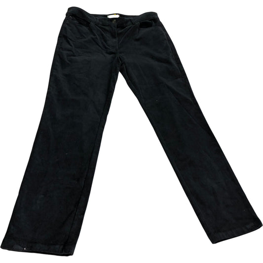 Brooke Straight Cord Trouser Women's Dark Grey Organic Cotton Size 8R