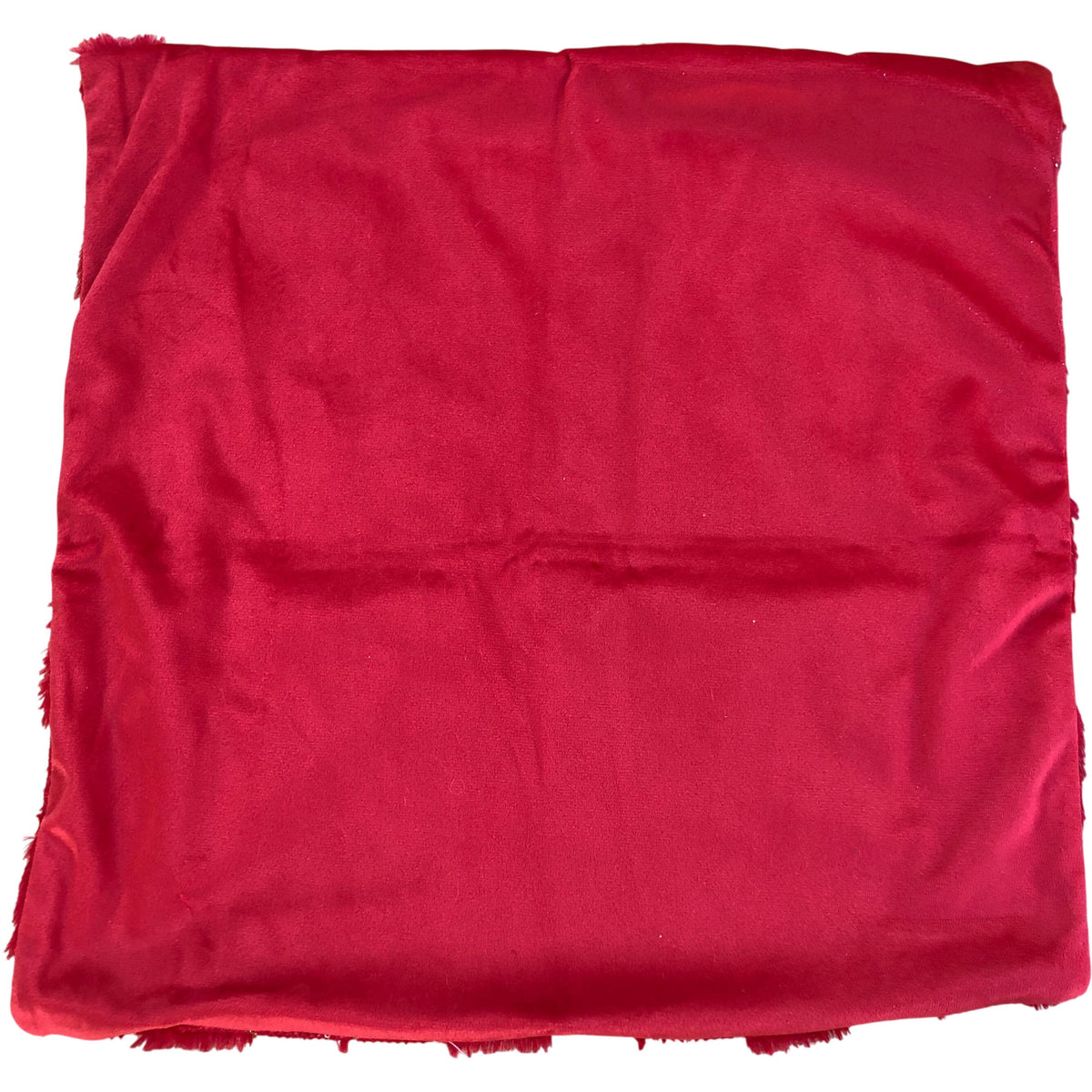 Red Christmas Tree Cushion Cover Festive 45cm