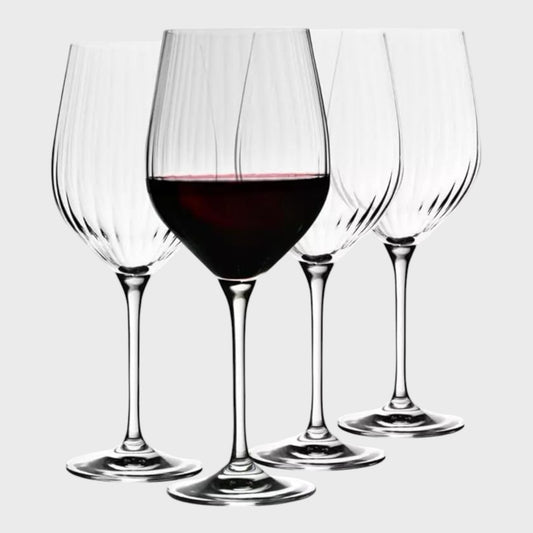 Krosno Red Wine Glasses - Set of Four