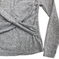 River Island Grey Long Sleeve Ruched Sweater