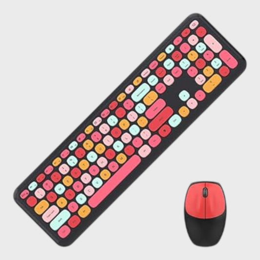 Colour Pop Wireless Keyboard & Mouse Set