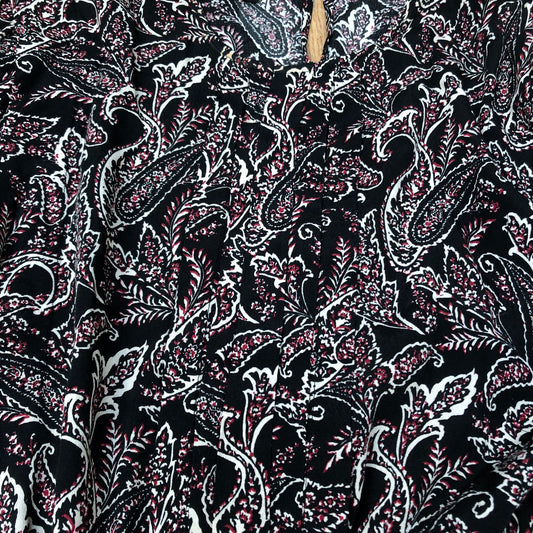 Baukjen Viscose Dress UK Size 12 Women's Floral Pattern Long Sleeve