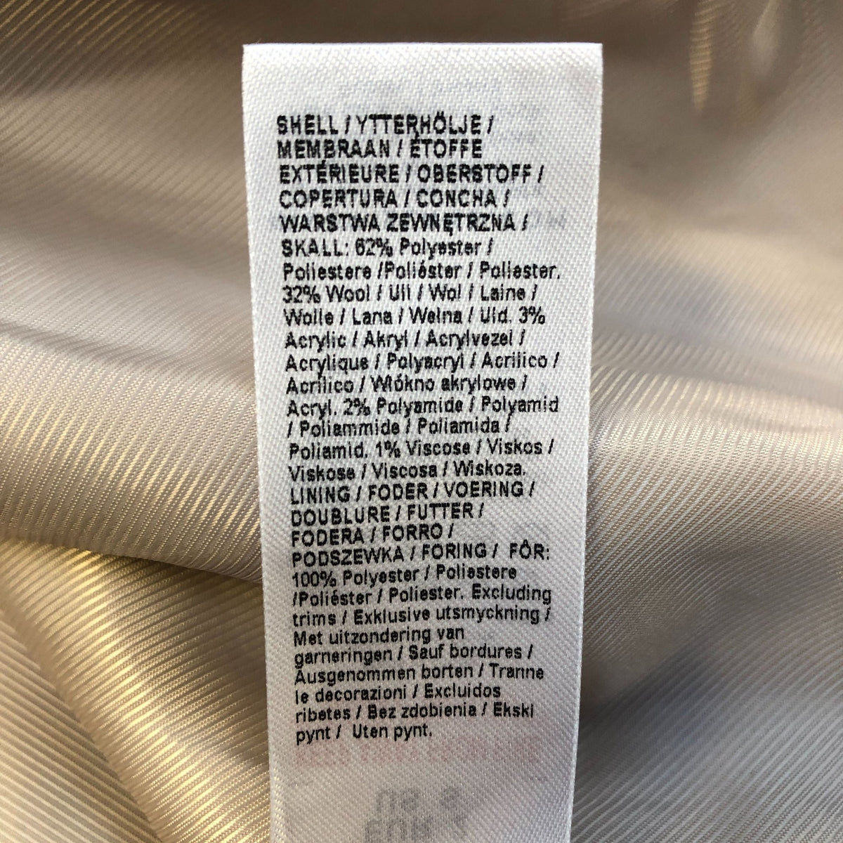 River Island Wool Blend Beige Trench Coat Women's With Belted Detail