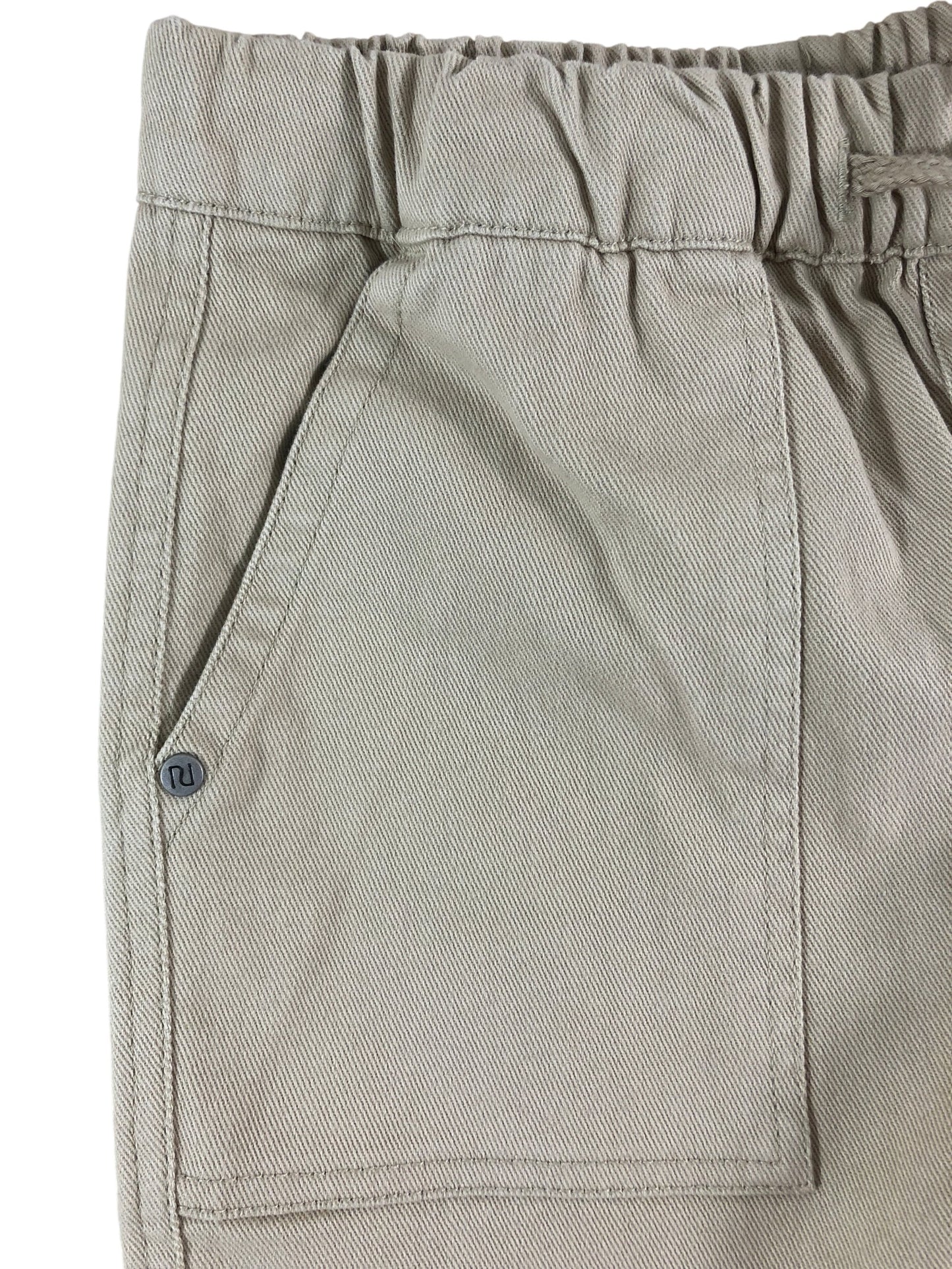 River Island Chinos 7 8 Years Boys Trousers Beige Casual Elasticated Waist