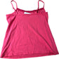 Boden Spaghetti Strap Tank Top Women's Pink Cotton Stretch Casual UK18