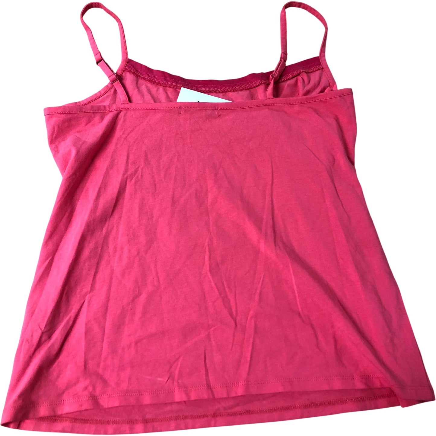 Boden Spaghetti Strap Tank Top Women's Pink Cotton Stretch Casual UK18
