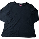 Crew Clothing Company Top Size 12 Women's Long Sleeve Navy Cotton Fashion