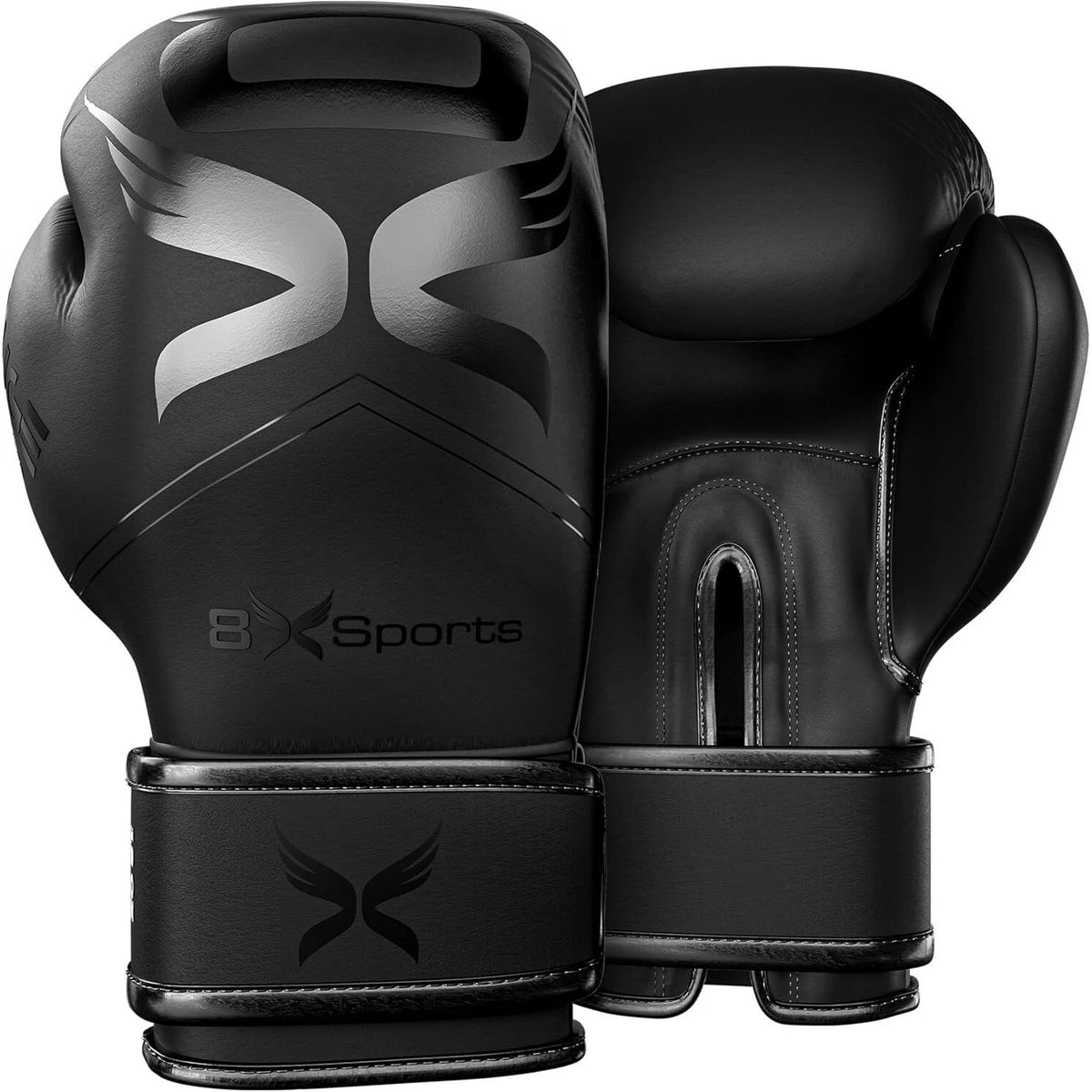 8xSports Boxing Gloves MayaHide Leather Multi-Layered Ventilated Palm Large