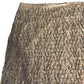 Sequin Embellished Skirt Size 16 Women's Party Midi Length Dress Beige
