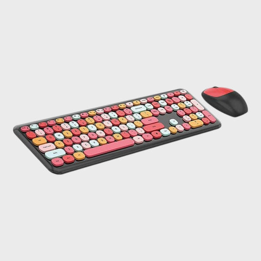 Colour Pop Wireless Keyboard & Mouse Set