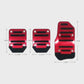 Car Pedal Covers - Three Pack - Red