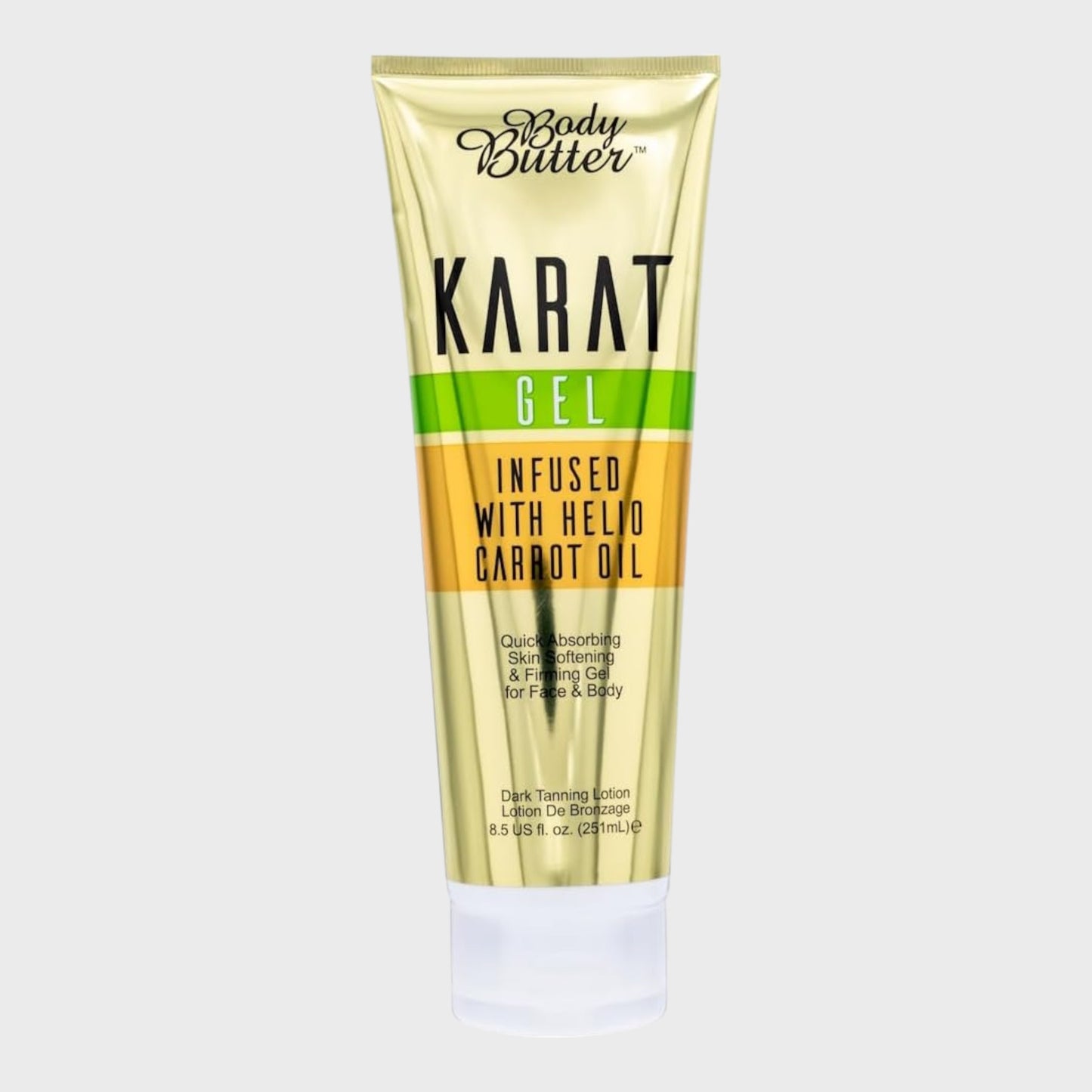 Body Butter Karat Gel Dark Tanning Lotion - 251ml