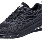 Steel Toe Cap Air Cushion Sneakers UK6 Men's Black Lightweight Athletic Shoes