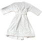 White Short Robe Soft Cotton Bath Robe Women's Loungewear Size M