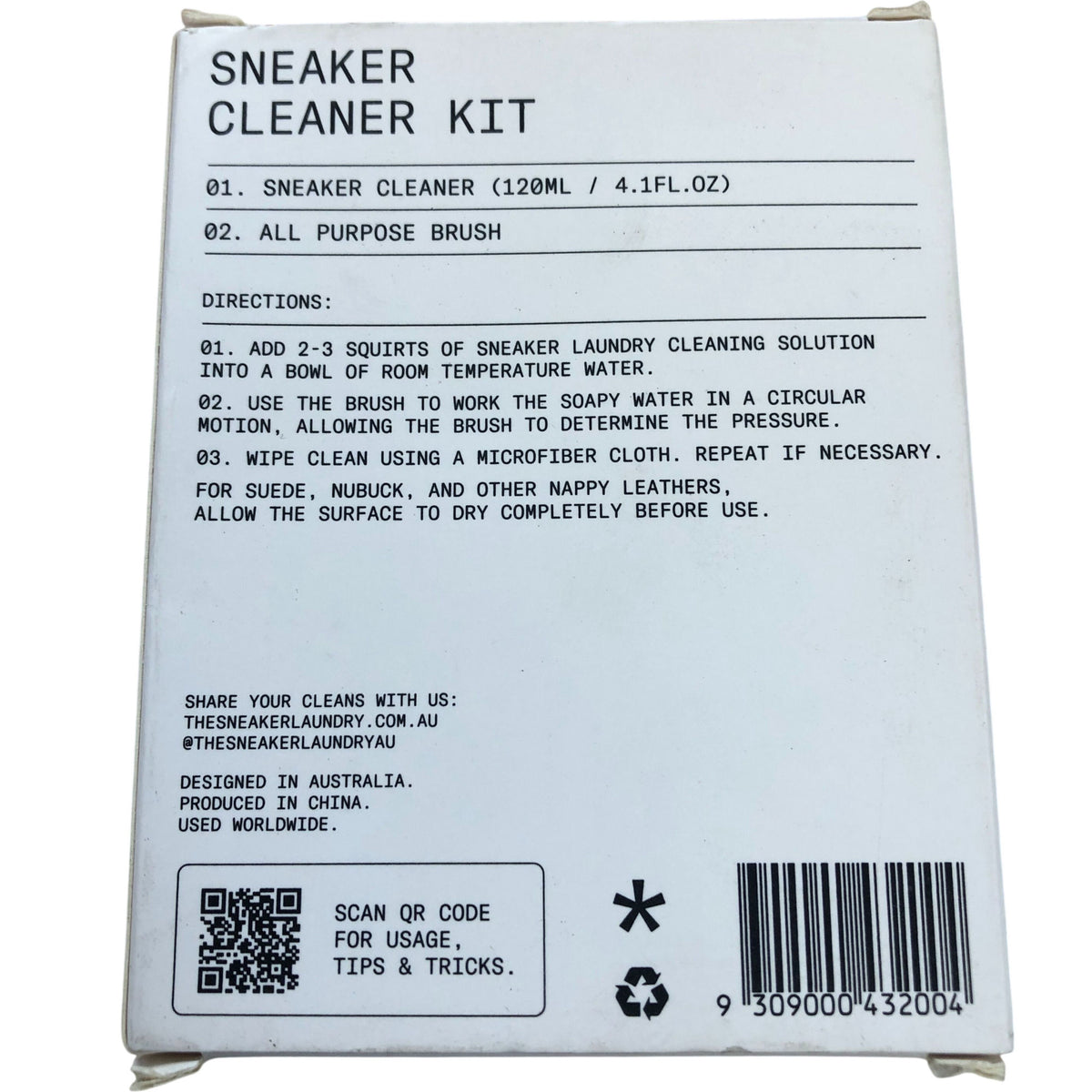 Sneaker Laundry Cleaner Kit 120ml Sneaker Cleaning Solution Brush All Purpose