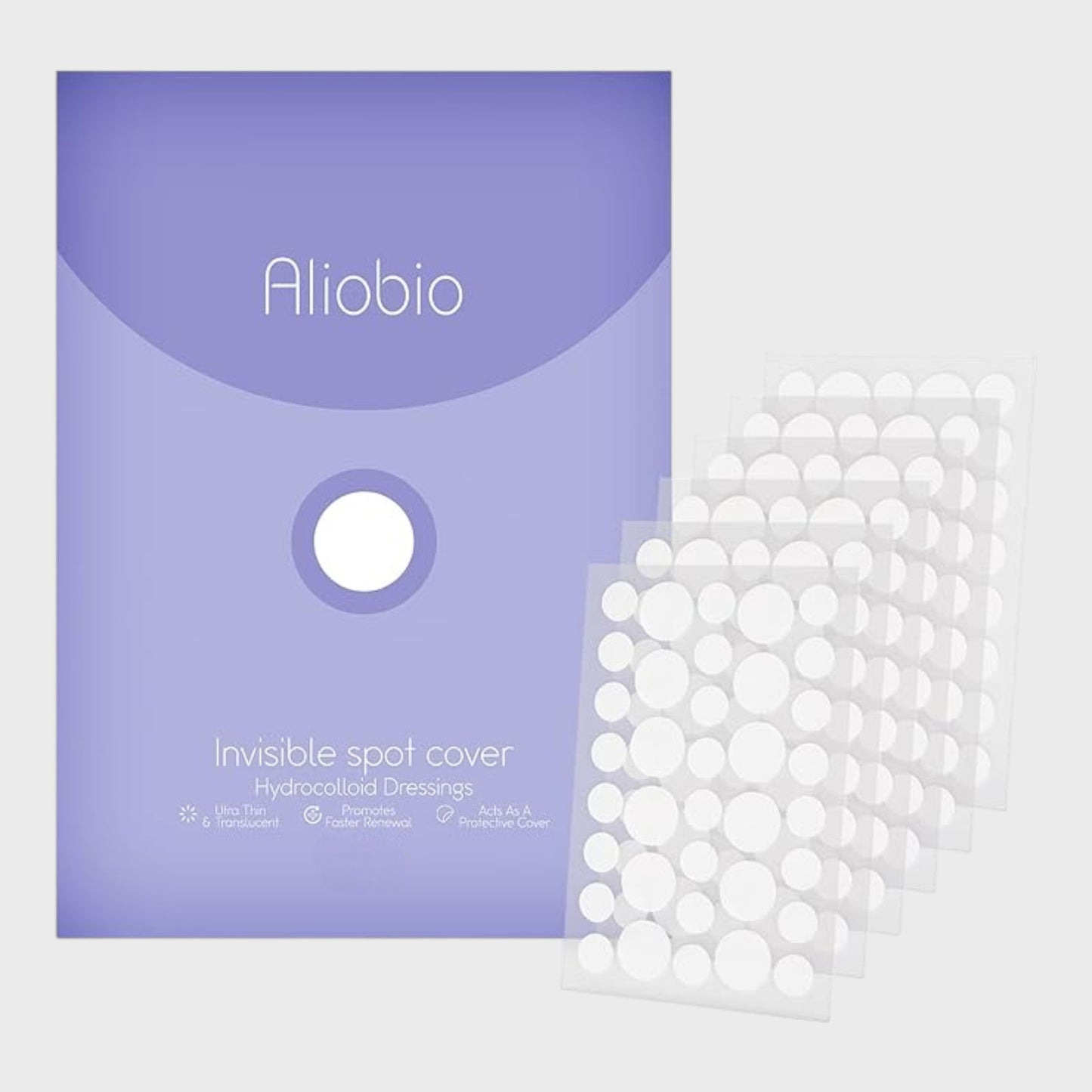 Aliobio Invisible Hydrocolloid Pimple Patches - 36 Pieces