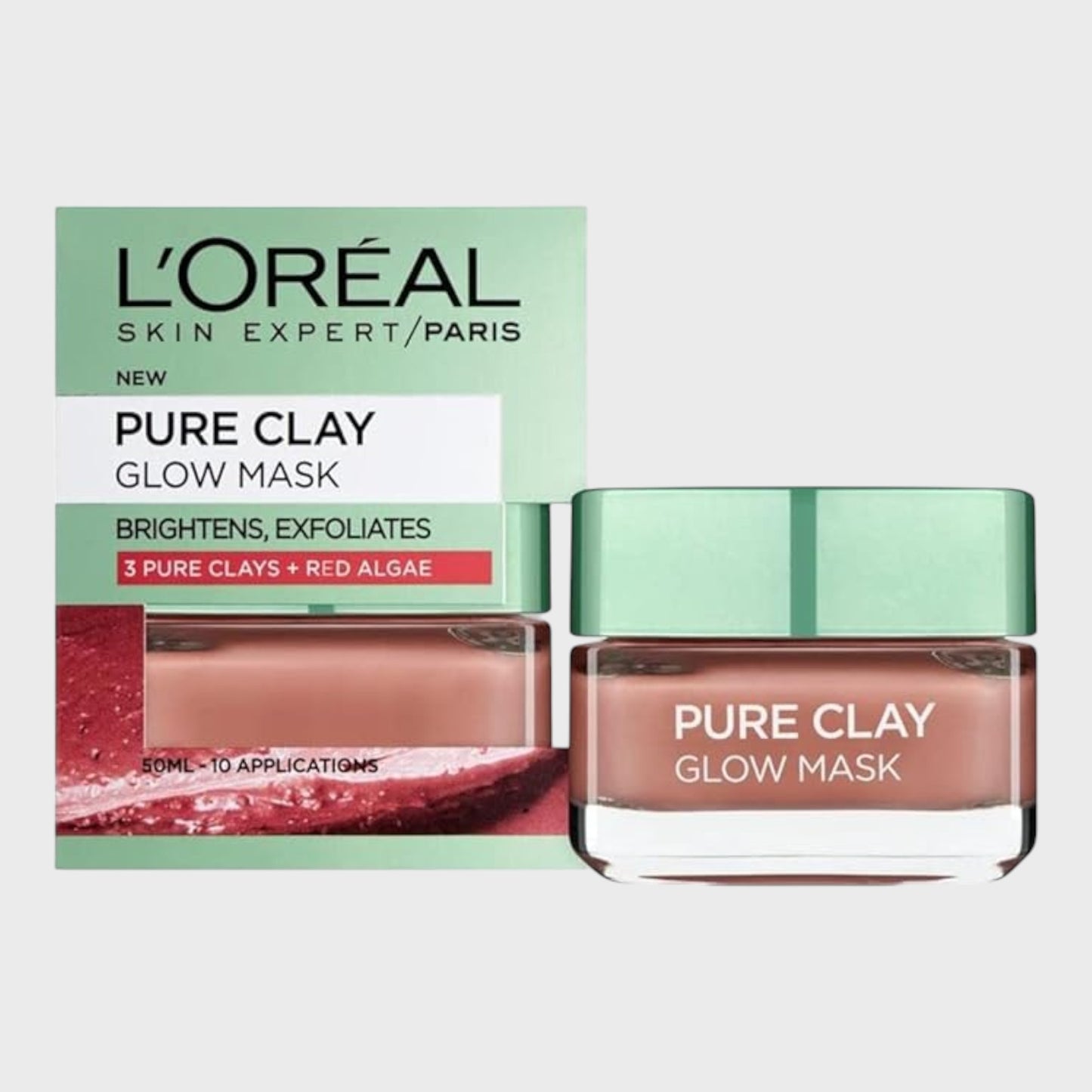 L'Oreal Pure Clay Glow Mask - 50ml