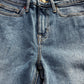 Slim Fit Jeans Size 6R Light Wash Cotton Style