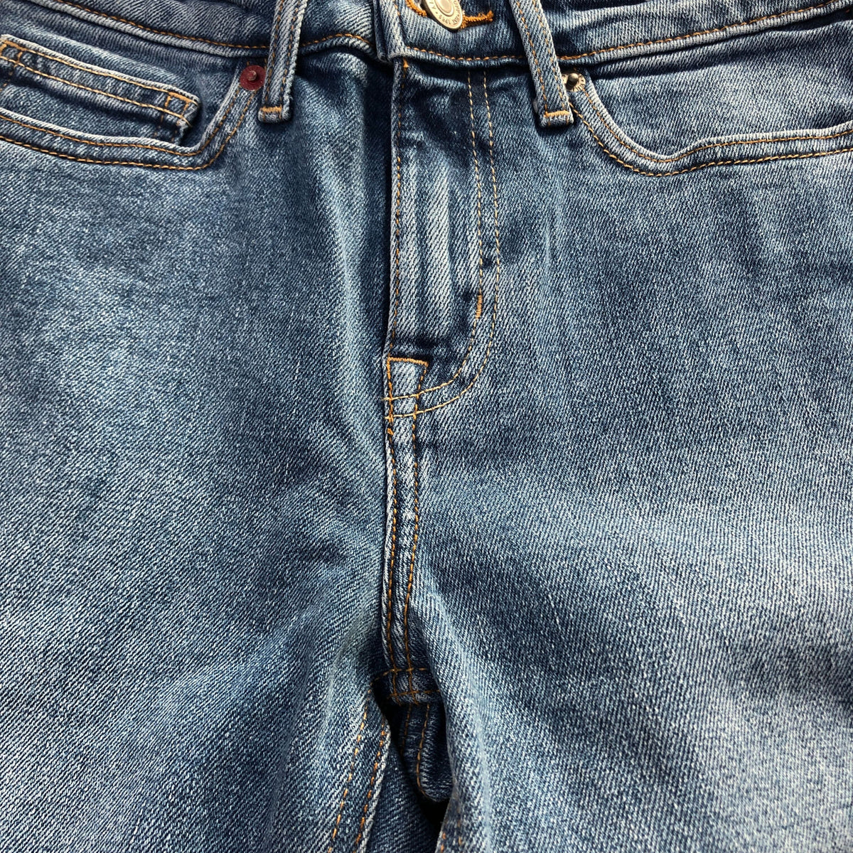 Slim Fit Jeans Size 6R Light Wash Cotton Style