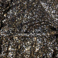Evening Dress UK20 Women's Long Sequin Black Gold Glittery Party