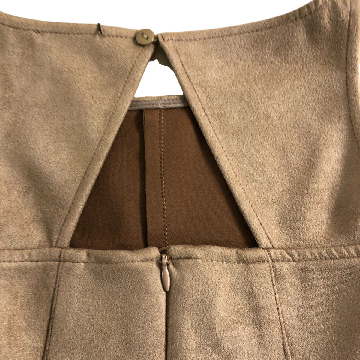 River Island Girls Brown Suede Sleeveless Top 7-8yrs