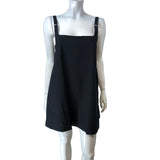 River Island Black Square Neck Dress Women's Casual Sleeveless Size UK 6