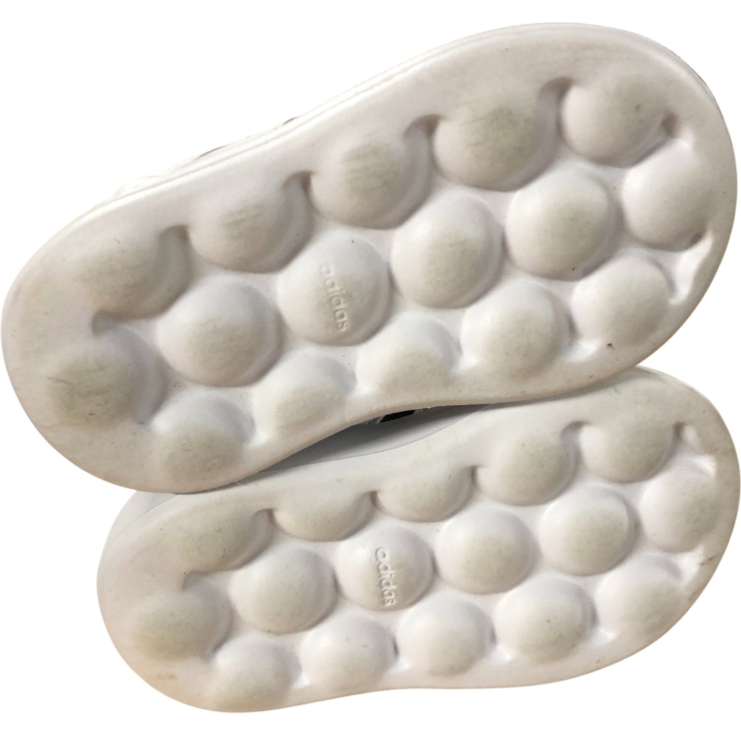 Adidas Baby Sneakers UK5K Toddler Black White Easy Fastening Casual Shoes