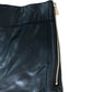 River Island Black Flared Trousers UK8 Women's Faux Leather High Waist