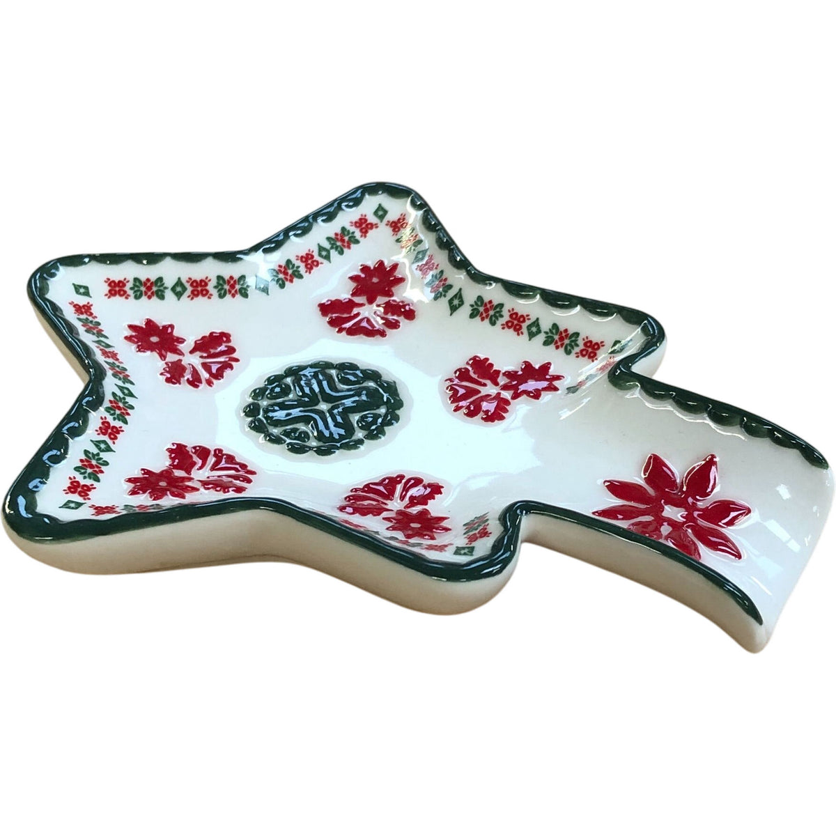 Star Shaped Dish Decorative Porcelain Spoon Rest