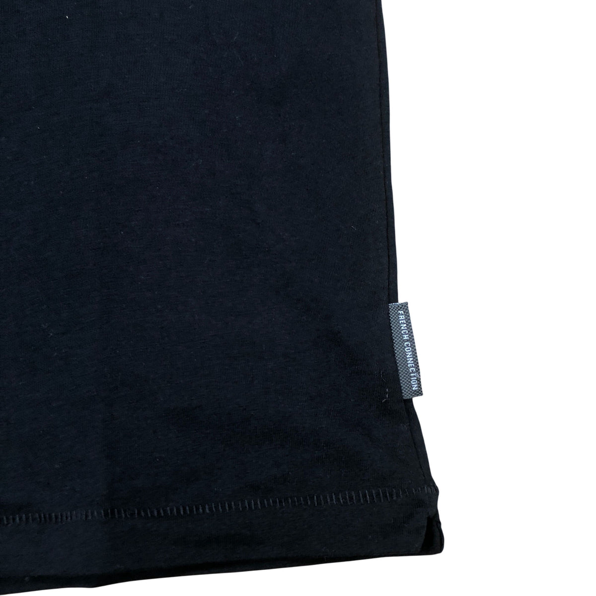 French Connection Black Cotton T-Shirt