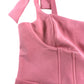 River Island UK L Women's Pink Crop Corset Top