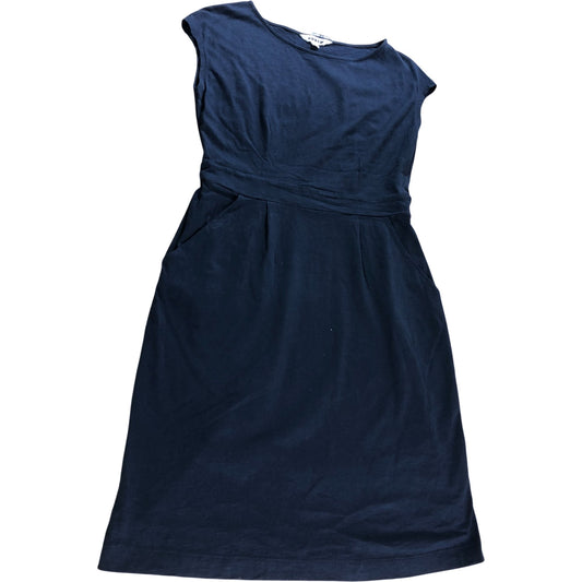 Branded Petite Navy Jersey Dress - Size 12