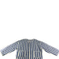 River Island Reversible Striped Floral Quilted Jacket Women's Blue Large