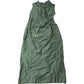 Sleeveless Wrap Dress Size 12 Women's Olive Green Tie Waist