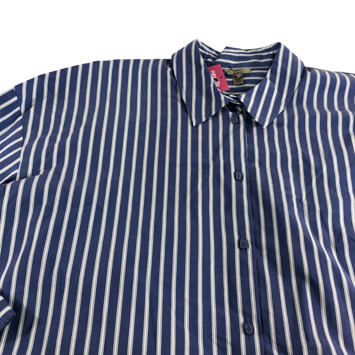 Rivers Island Blue Striped Shirt Size UK20 Women's Long Sleeve