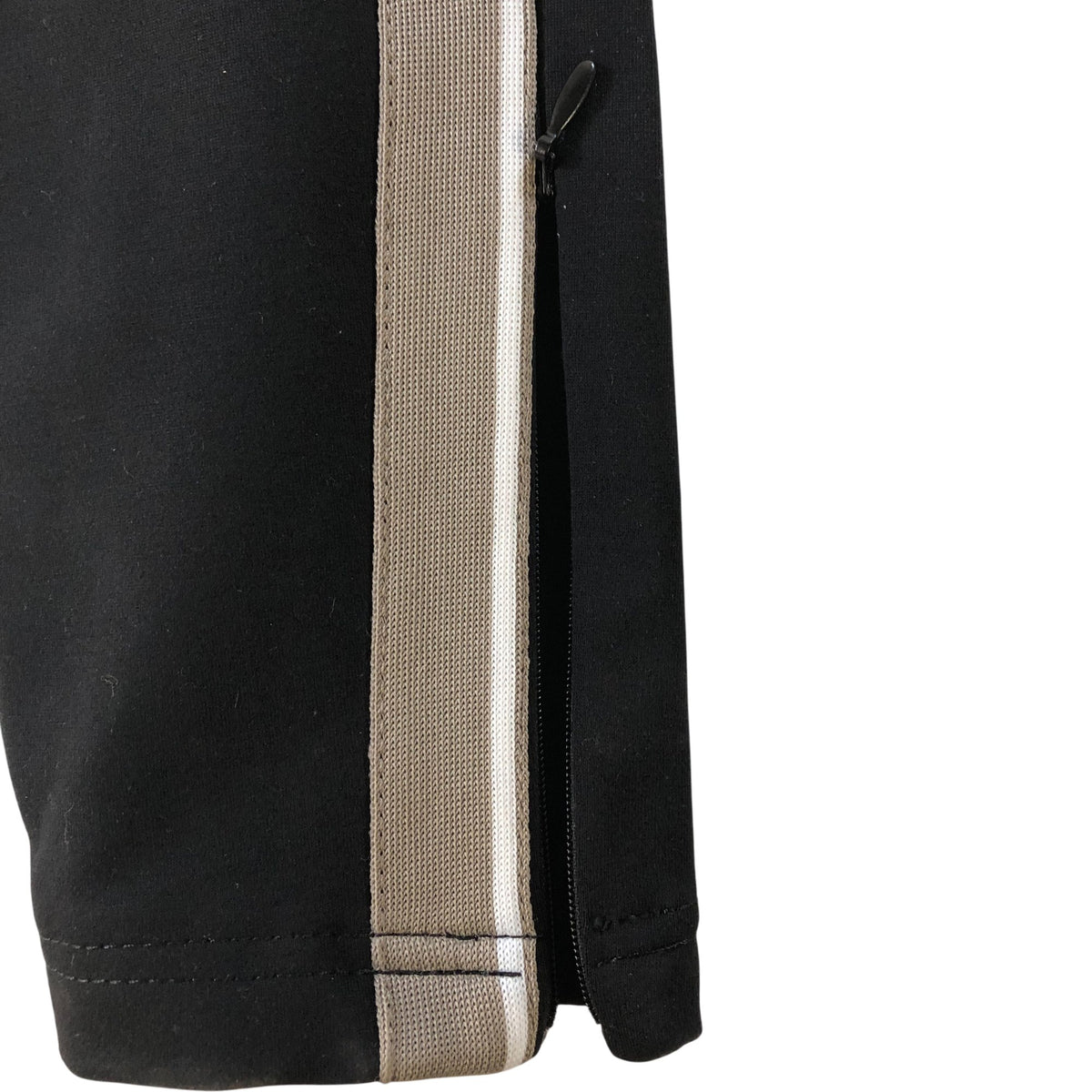 Women's Black Trousers Slim Fit Panel Design UK8